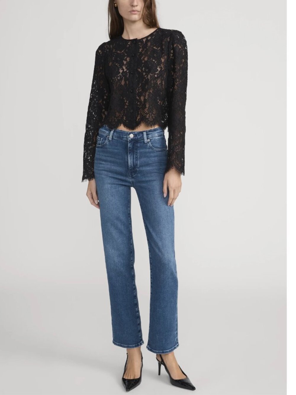 NWOT - FRAME LE SLEEK STRAIGHT JEANS SZ 25 - Picture 2 of 8
